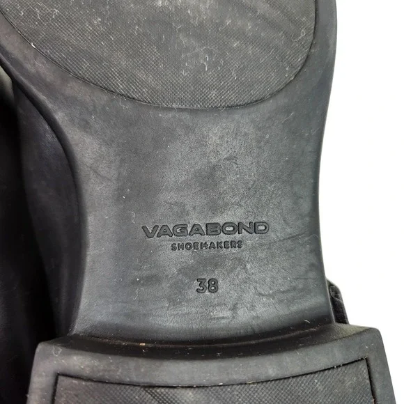 VAGABOND Shoemakers Brittie Shoes Womens 8 38 Black Leather Mary Jane Flats - Picture 8 of 12